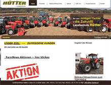 Tablet Screenshot of kfz-huetter.at